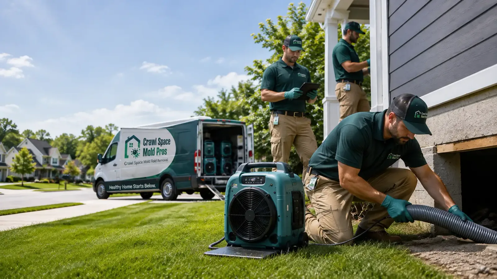Crawl Space Mold Removal in Pingree Grove, IL
